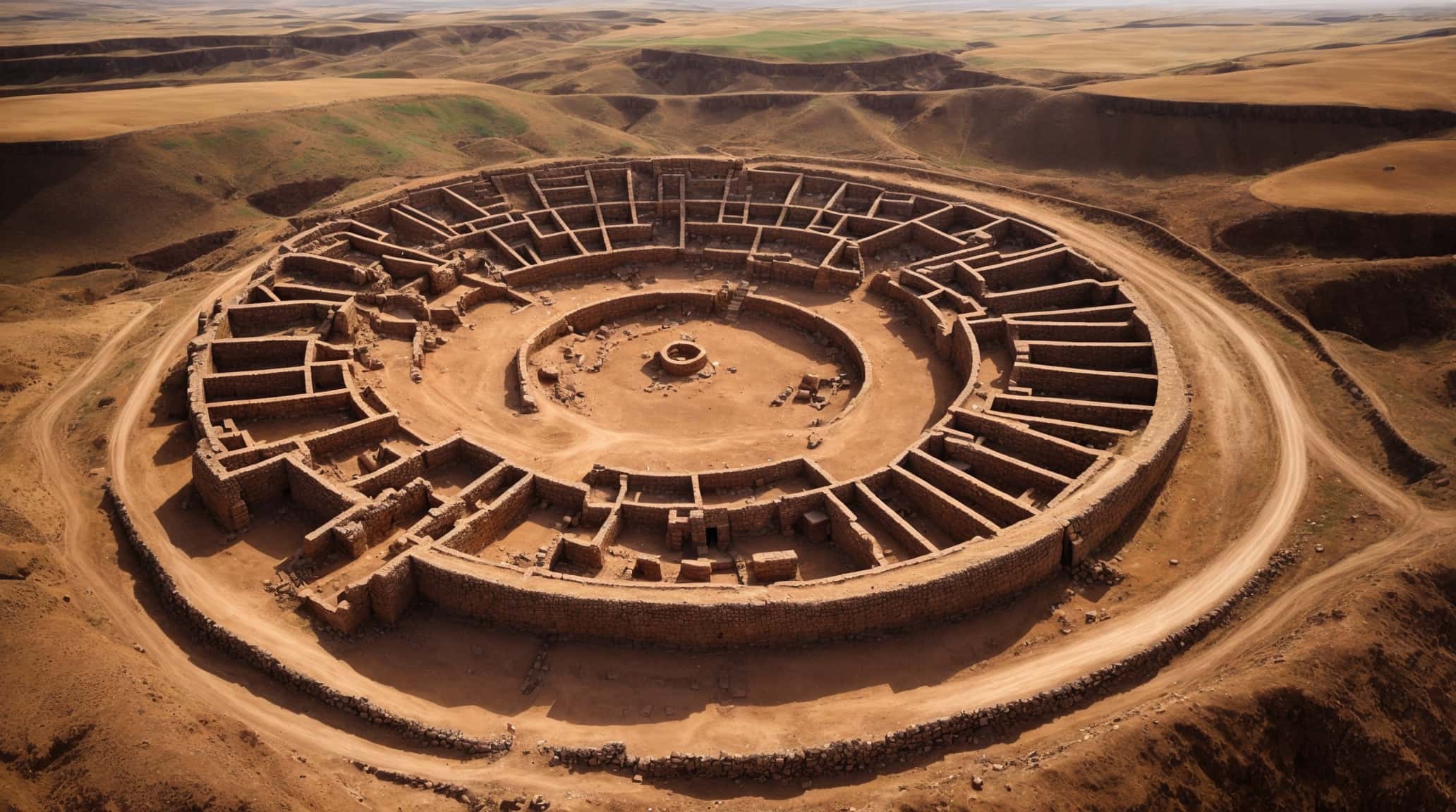 Gobekli Tepe aerial view