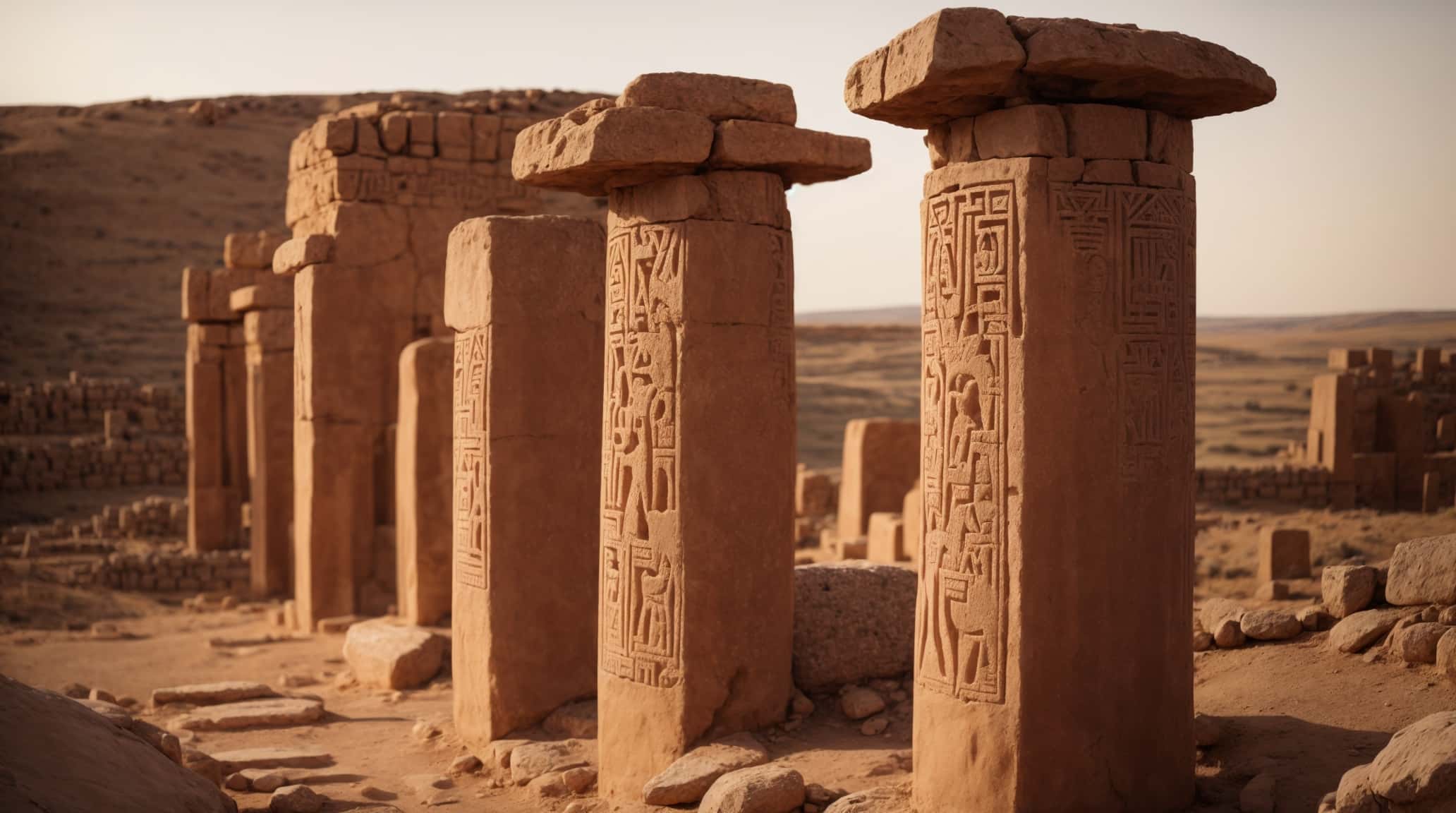 Gobekli Tepe pillars