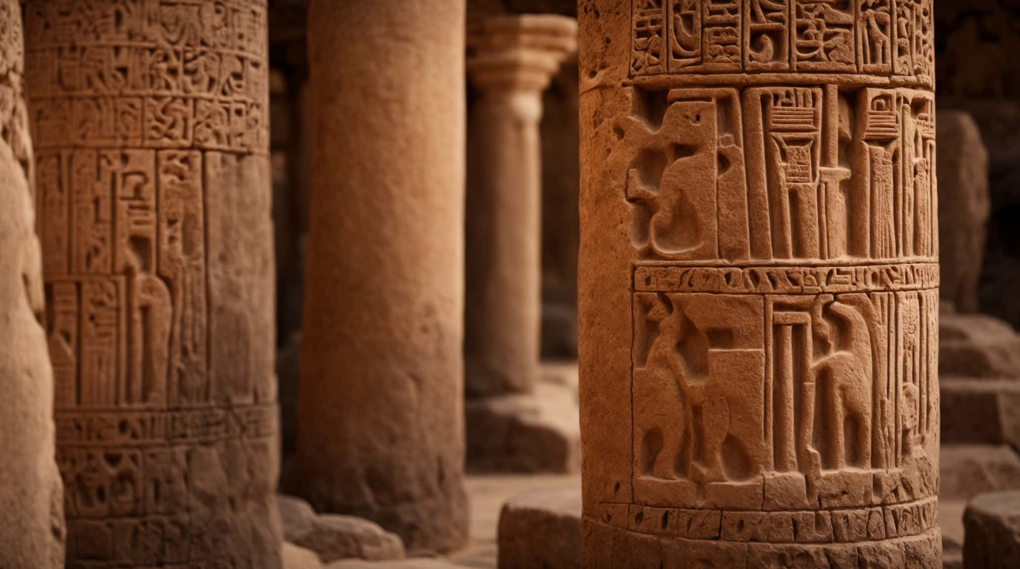 T-shaped pillars
