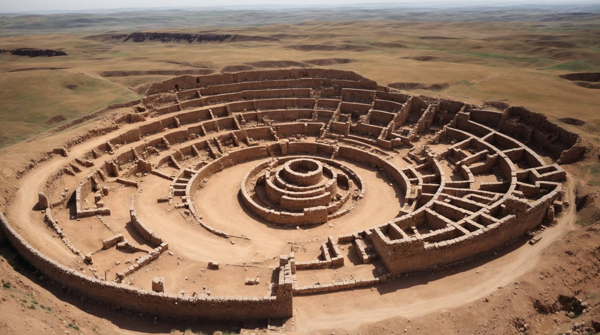 Gobekli Tepe aerial view