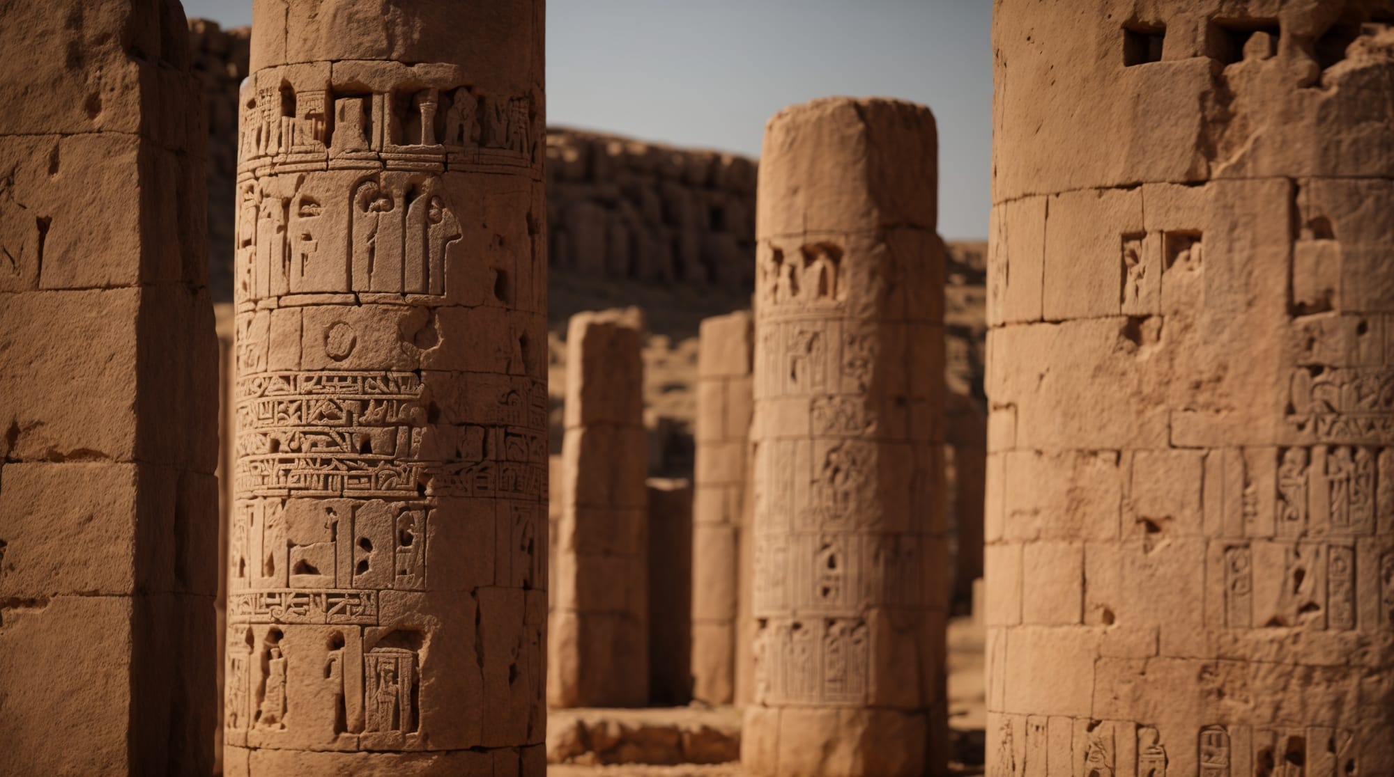 Gobekli Tepe alignment Drawings of Gobekli Tepe showing the alignment of its pillars with stars