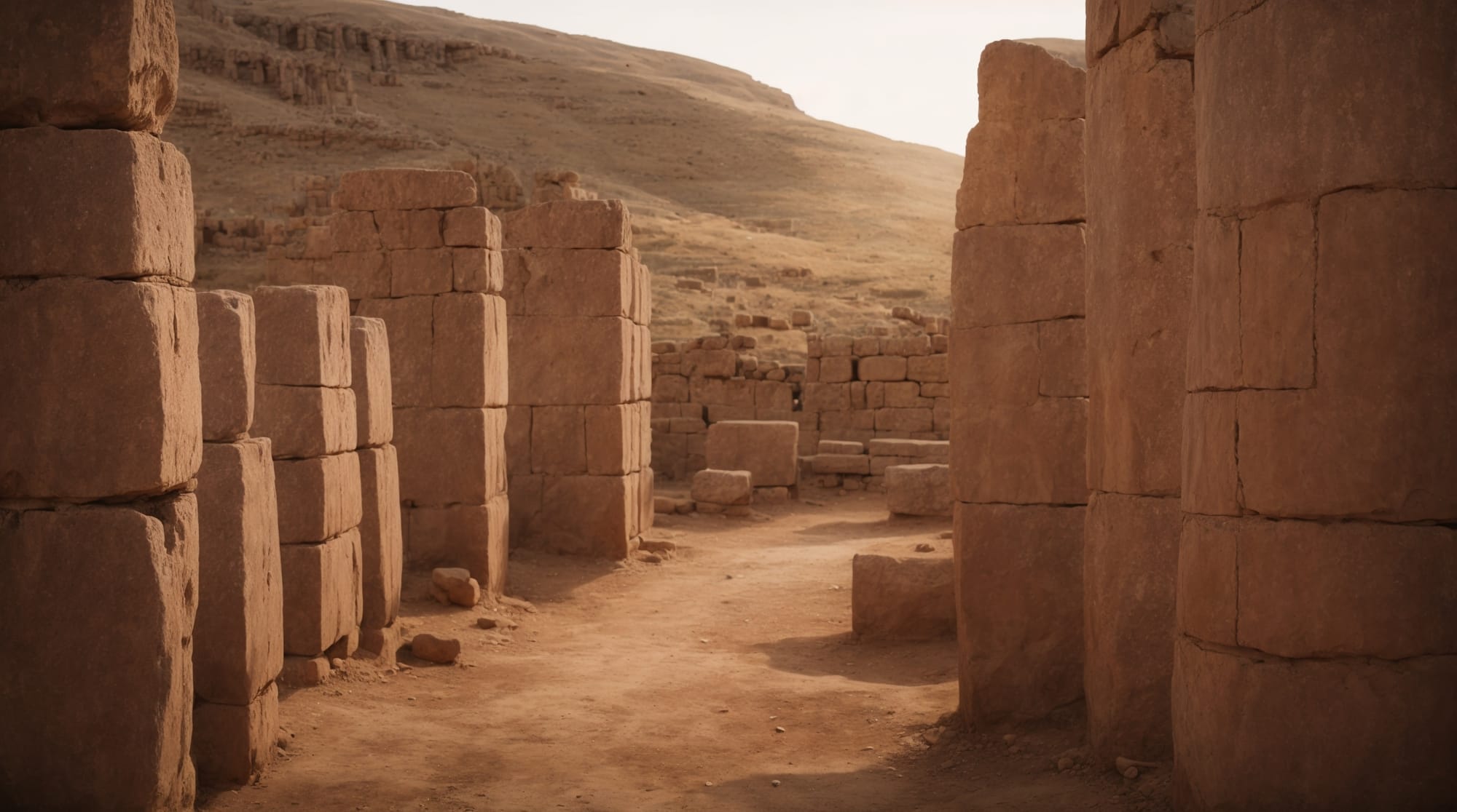 Göbeklitepe Ancient stone pillars of Göbeklitepe with carvings