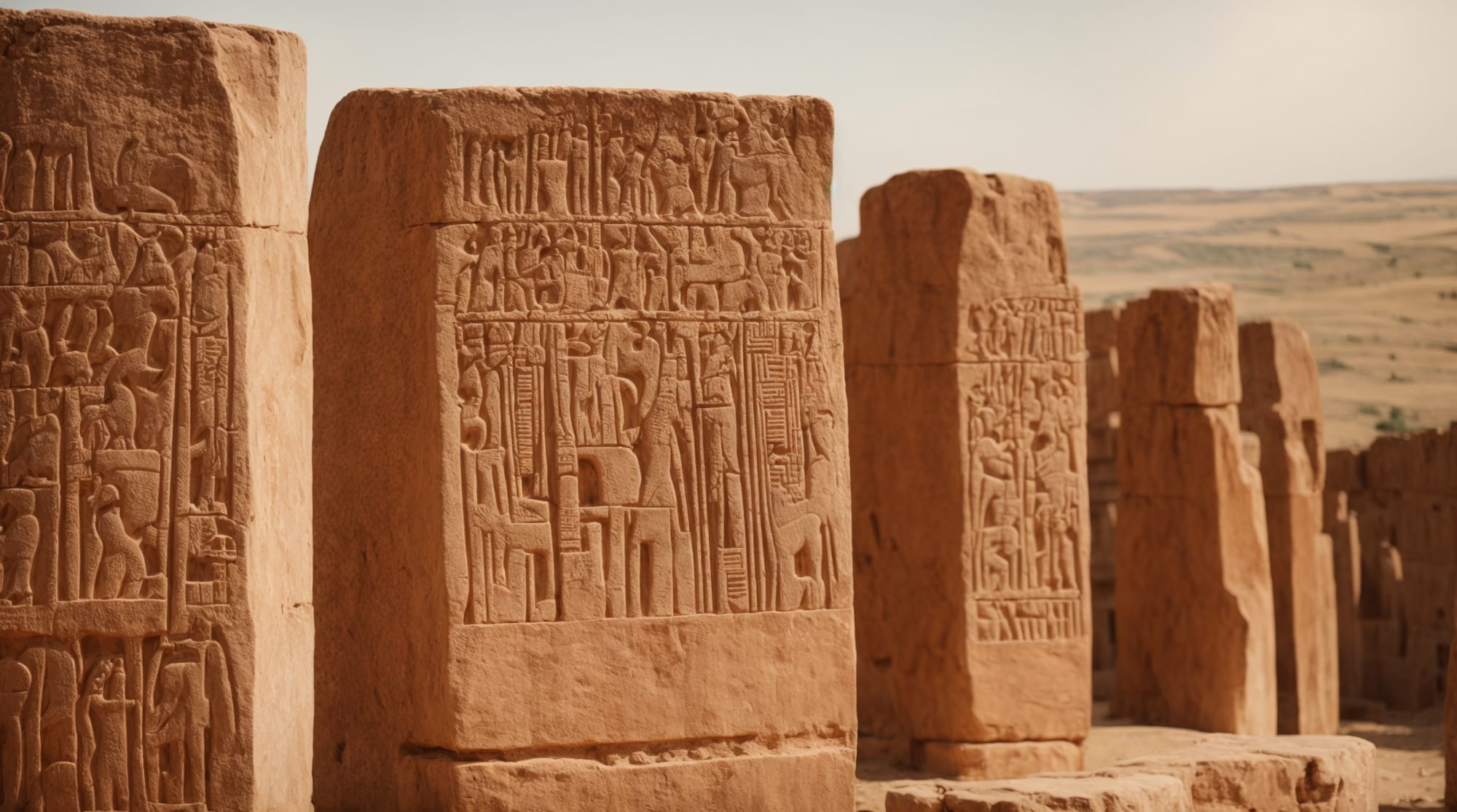 Göbeklitepe carvings Detailed carvings of animals on Göbeklitepe's pillars