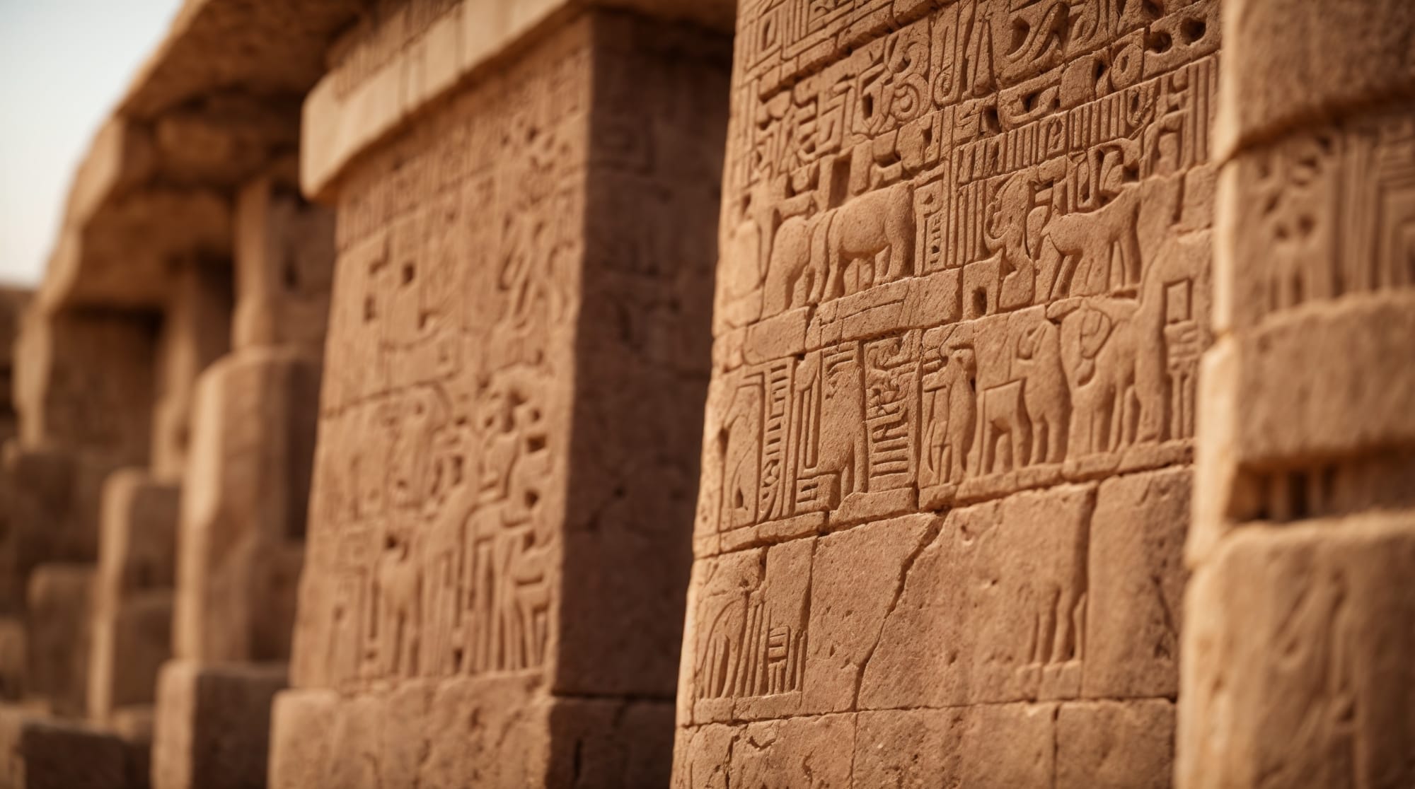 Göbeklitepe carvings Close-up of intricate animal carvings on Göbeklitepe's pillars