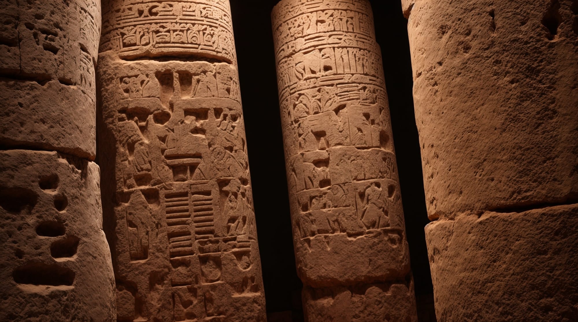 Göbeklitepe carvings close-up of Göbeklitepe pillar carvings