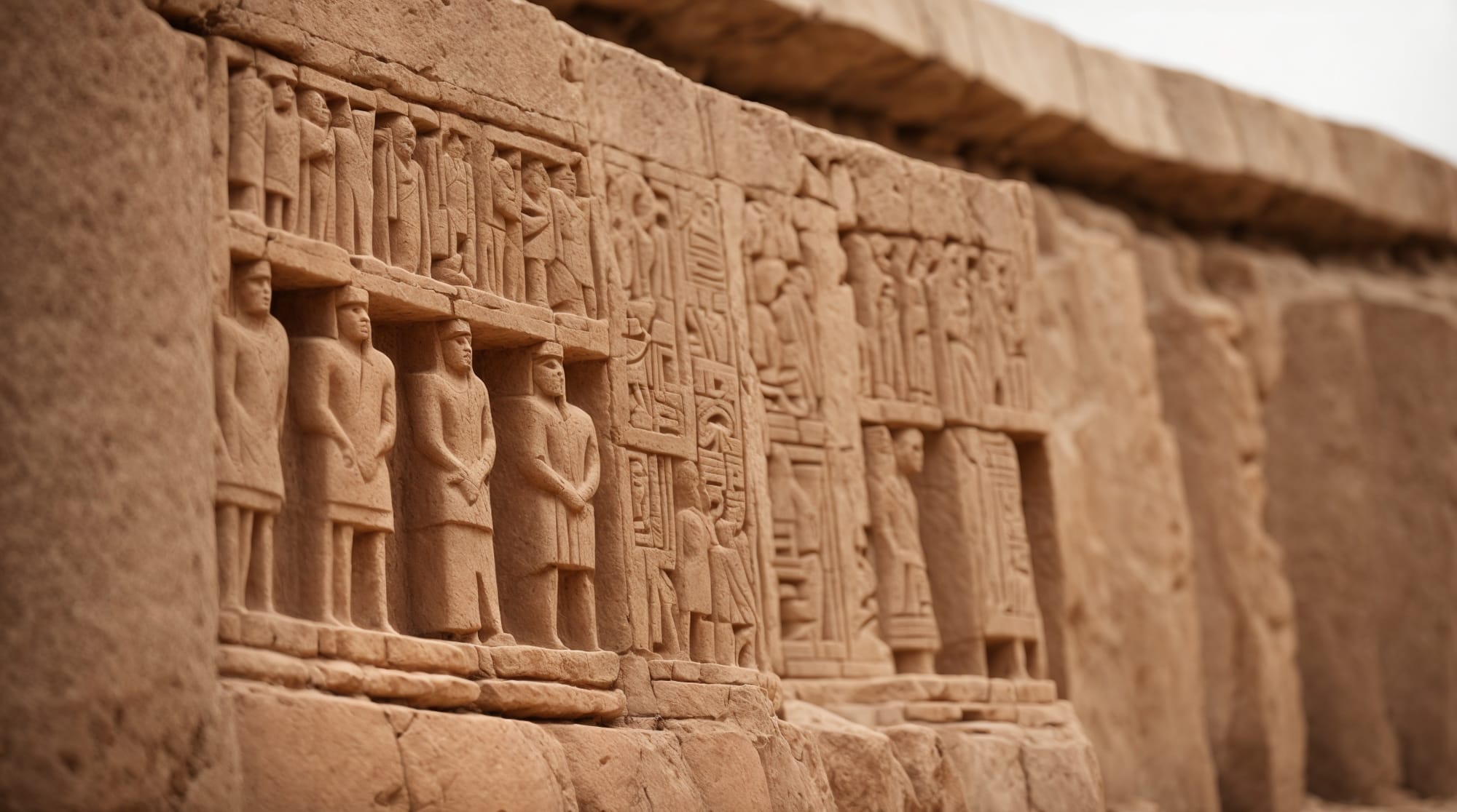 Close-up of the intricate carvings found on Göbeklitepe's pillars.