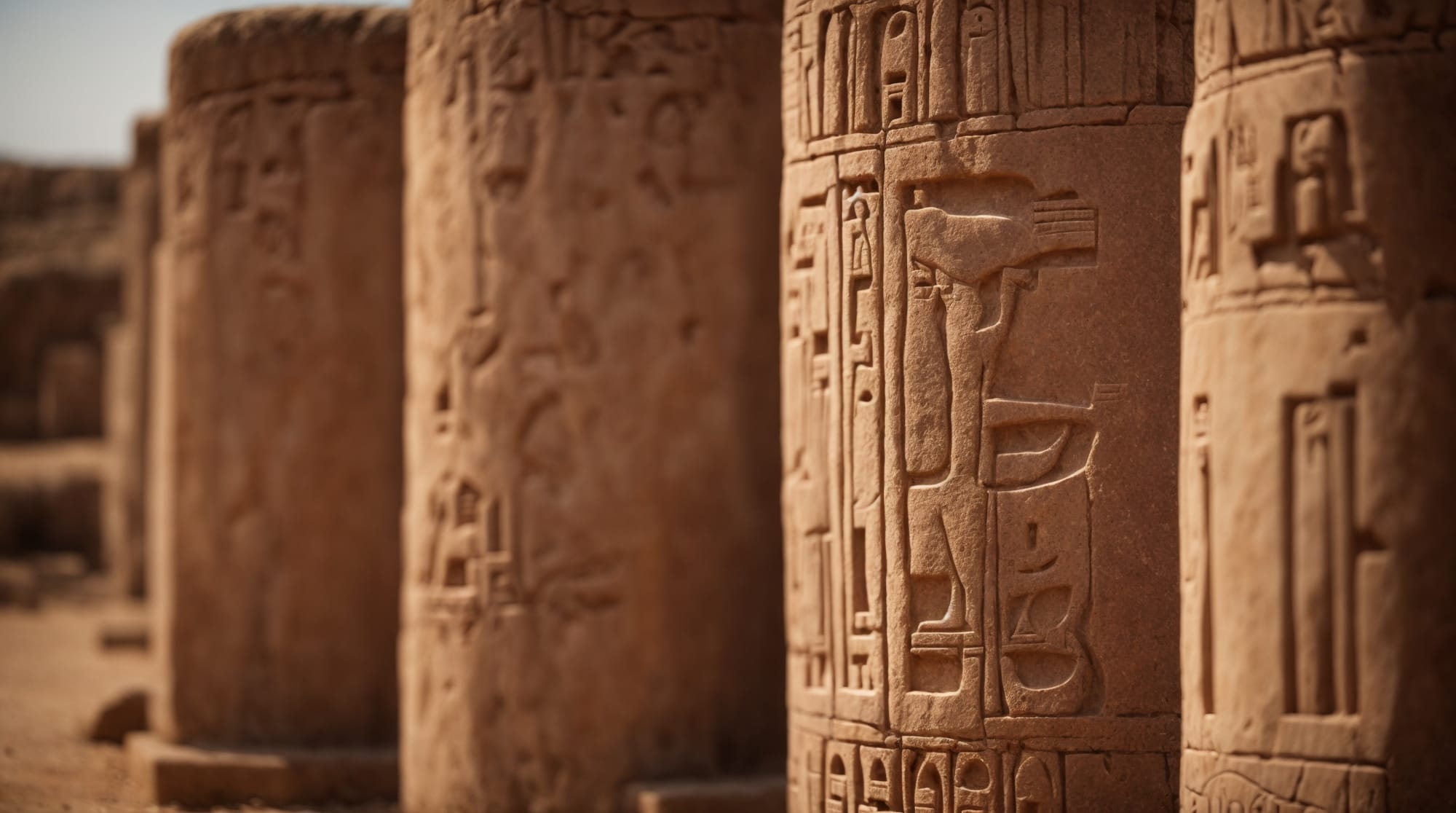 Göbeklitepe carvings Intricate carvings on Göbeklitepe's pillars showcasing animal motifs