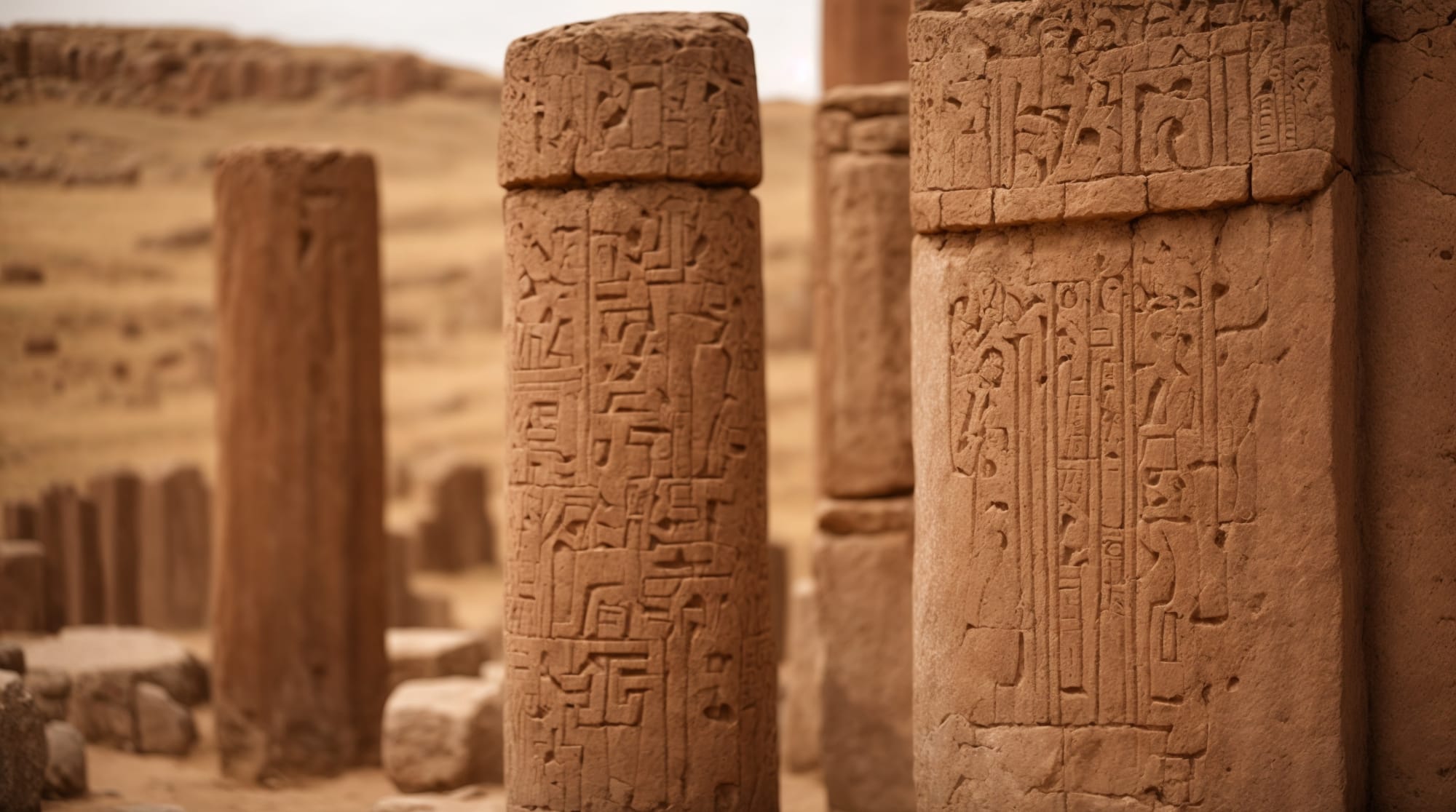 Göbeklitepe carvings Intricate carvings on Göbeklitepe's pillars