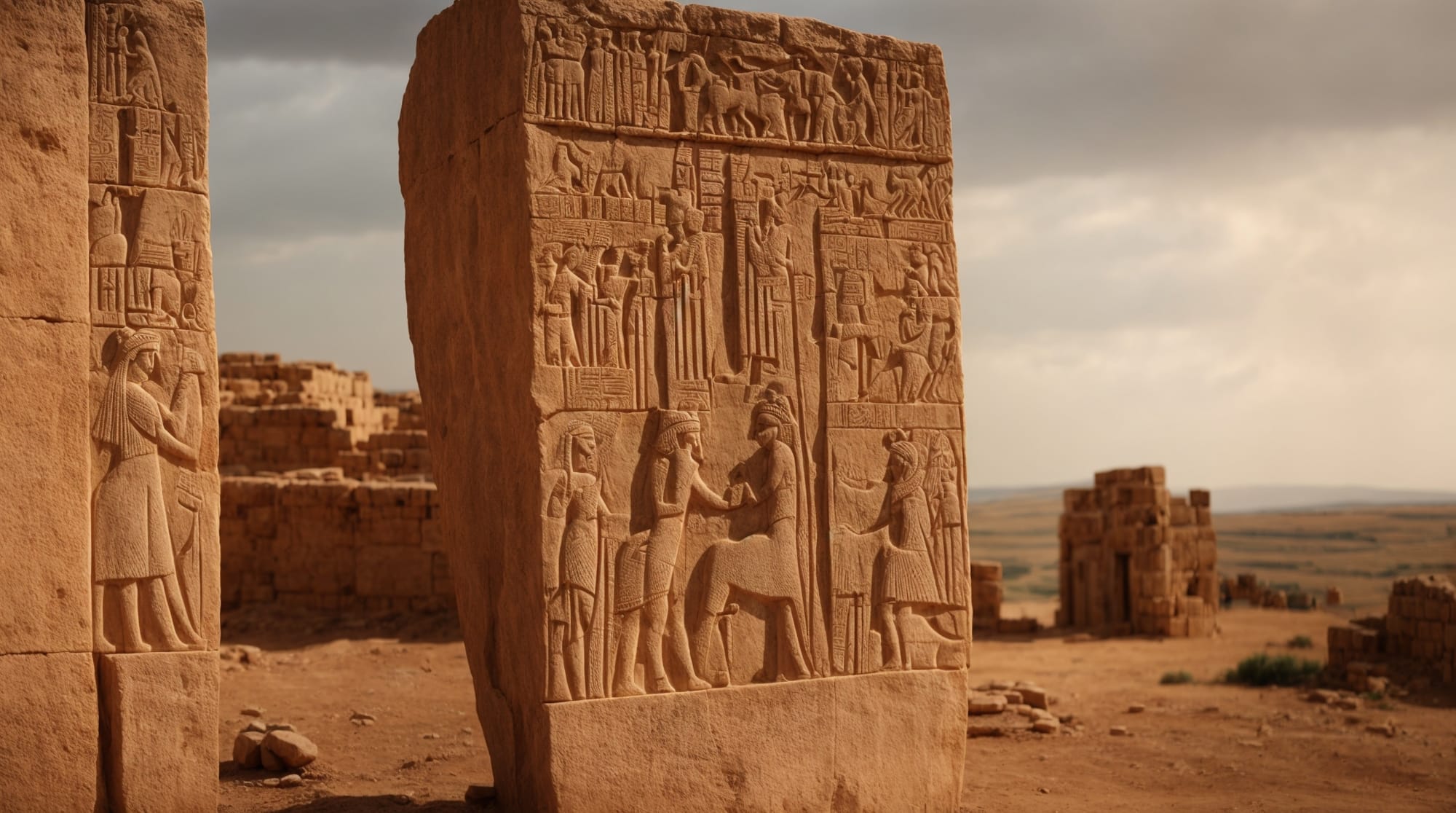 Göbeklitepe reliefs Depict reliefs from Göbeklitepe's pillars featuring animal carvings and symbolic designs
