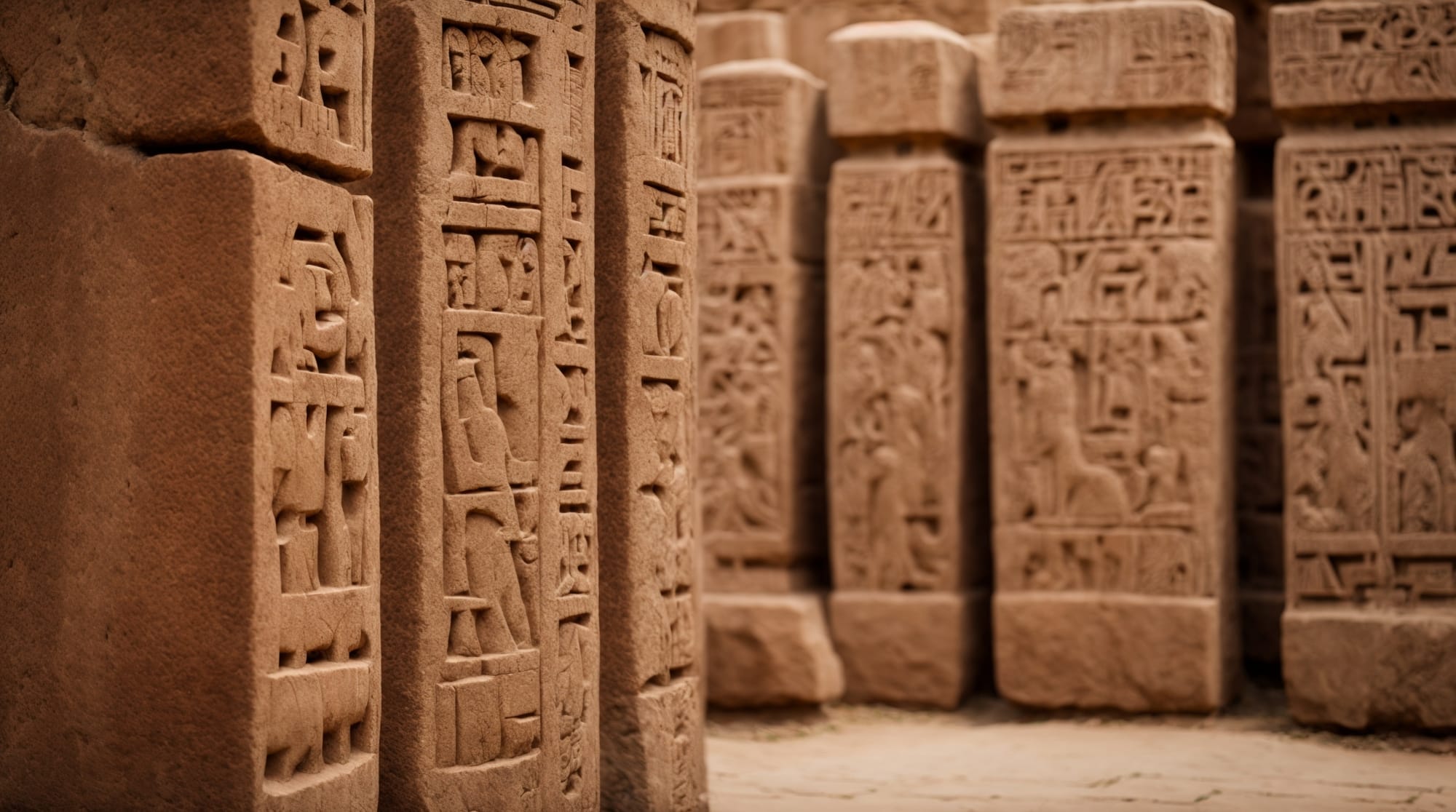 neo-pagan carved animal motifs on Göbeklitepe pillars