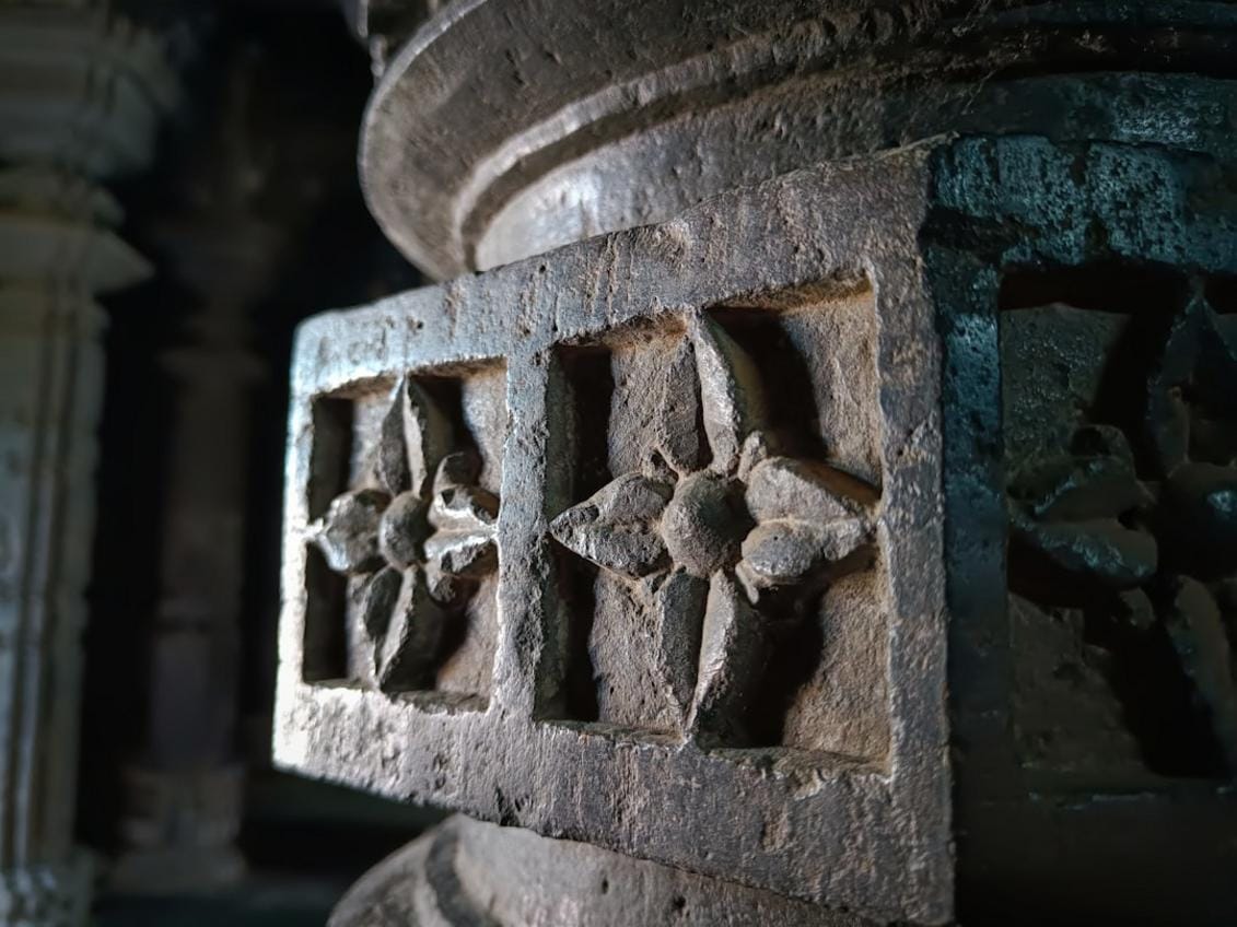 Close-up of carved animal motifs on the pillars of Gobeklitepe revealing detailed craftsmanship