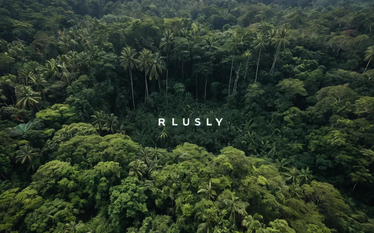 lidar archaeology Aerial view of dense tropical rainforest canopy with hidden geometric earthworks visible beneath the trees showing contrast between natural forest and ancient human structures in high resolution photo realistic style